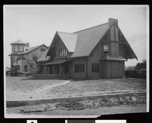 Residence on Gower Street looking east