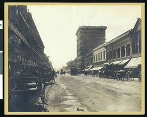 View of First Street looking south in San Jose, California