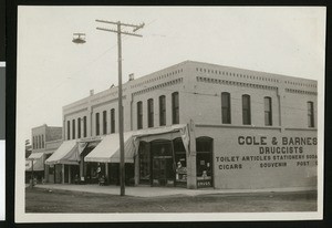 Cole & Barnes Druggists, ca.1900