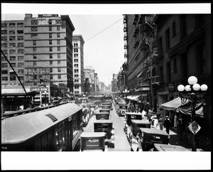 Hill Street north from P.E. Depot, between 4th Street and 5th Street, ca.1924