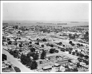 Aerial view of the City of Santa Maria, California, 1918