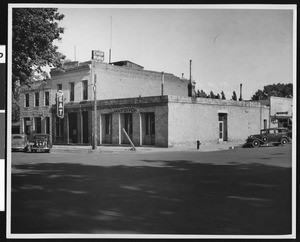 Exterior view of the "Daily Appeal" Newspaper, Carson City, Nevada, ca.1935