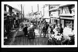 Street scene in China, October 1930