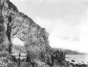 Arch Rock in Santa Monica, ca.1889