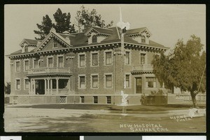 "New Hospital" in Salinas, Monterey, ca.1900