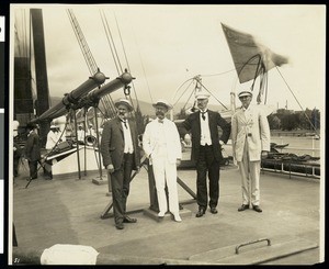 The Big Four, members of Los Angeles Chamber of Commerce, Hawaii, 1907