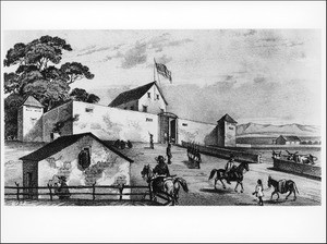 Fort Sutter in Sacramento, 1850