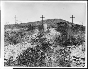 Boot Hill Cemetery in Tombstone, Arizona, ca.1935