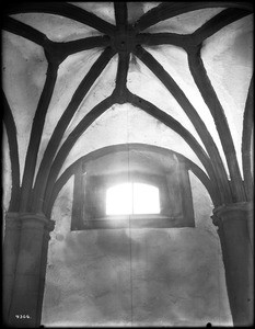 Ceiling in the chapel at Mission San Carlos Borromeo, Monterey, ca.1907