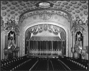 Interior view of the Los Angeles Theatre, ca.1935