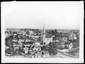 Second Street looking east from Broadway, after 1881