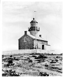 Spanish lighthouse on Point Loma in San Diego, ca.1898