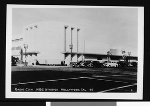 Exterior view of NBC Studios, ca.1938