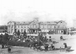 Exterior view of San Diego's Horton House, ca.1890