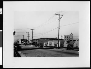 Tamarind Street, showing earthquake damage, Compton, March 1933