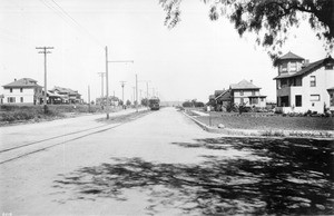 View of Hollywood Boulevard, looking east from Gower Street, Hollywood, 1905