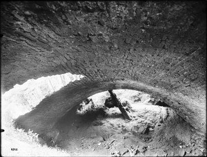 Entrance to the vault or wine cellar of Mission San Antonio de Padua, California, ca.1906