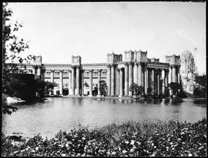 Palace of Fine Arts at San Francisco's Panama-Pacific International Exposition in 1915