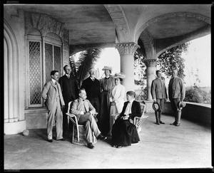 Group portrait of Mrs. Tingley's Counselors at the Theosophical Institute in Point Loma, ca.1902
