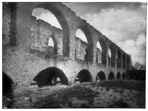 Mission San Juan (Jose) de Agueyo, showing arches, San Antonio, Texas, ca.1898