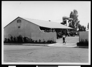 Exterior view of Department of Public Works collection yard on Stoner Avenue