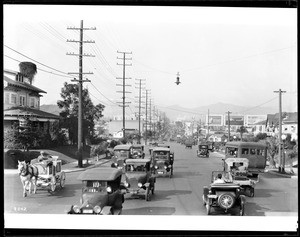 Western Avenue looking north from Seventh Street, ca.1924