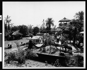 Jungle Cruise in Adventure Land at Disneyland, ca.1955