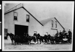 Mount Lowe tally-ho barn in Altadena, ca.1895