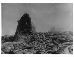 Lava cones at Volcano Kilauea, Hawaii, 1907