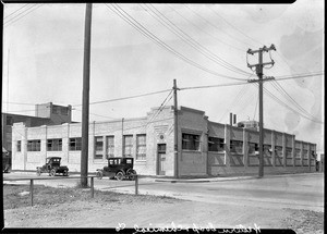 Exterior view of the Western Soap and Chemical building on the corner of Loma Vista Avenue and Forty-eighth Street in Vernon