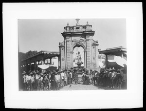 Fountain of Neptune, Queretaro, Mexico, ca.1905-1910