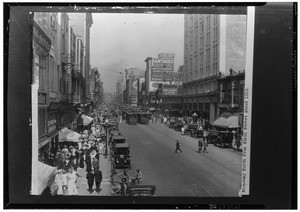 Broadway looking north from Sixth Street, Los Angeles, ca.1910