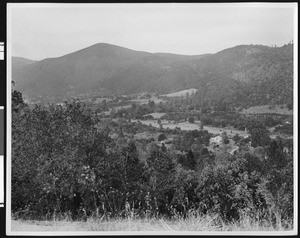 View of Coloma Valley showing the South Fork of the American River, ca.1930