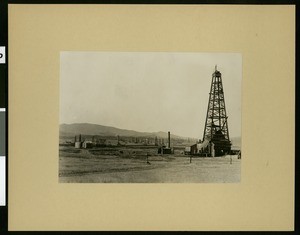 Oil fields on west side of Coalinga, 1907