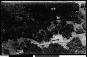 Birdseye view of The Outside Inn, Topanga, ca.1920