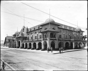 View of Redondo Beach Pavilion, a dance hall, and casino, on the waterfront, ca.1910