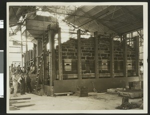 Interior view of the Illinois-Pacific Glass Company, ca.1930