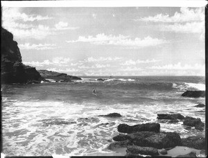 Mussel Cove near Capistrano, ca.1900