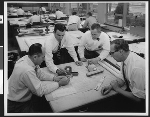 Engineering staff at Preco Incorporated, ca.1950