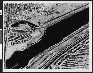 Aerial view of Marine Stadium, 1932