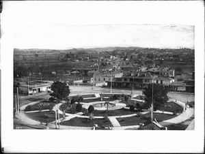 View of the Los Angeles Plaza, ca.1890