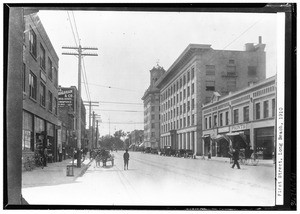 First Street in Long Beach, 1910