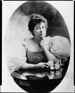 Portrait of Mrs. C.E. Thom, Glendale, August 2, 1893