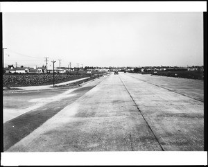 View of Ocean Park Boulevard looking east from Amherst Avenue after construction, June 21, 1940