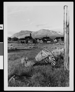 Bodie ghost town in Mono County, ca.1930