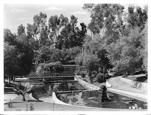 Hollenbeck Park and lake, Los Angeles