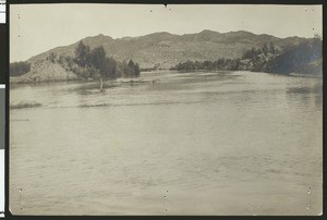 View showing the Imperial Canal heading number two on the Colorado River, June 1, 1905