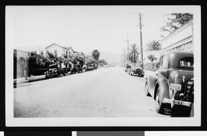 View of Edgemont Street looking north toward Hollywood Boulevard, 1935