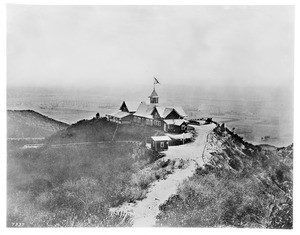 View of Lookout Mountain showing Hollywood below, 1916