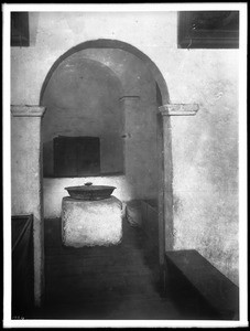 Baptistry of Mission San Gabriel, ca.1906